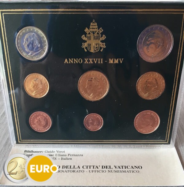 Euro set BU FDC Vatican 2005