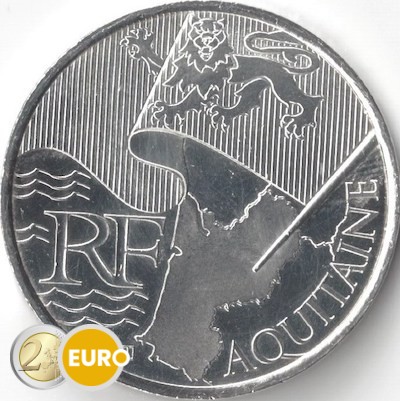 10 euro Frankrijk 2010 - Aquitanië UNC