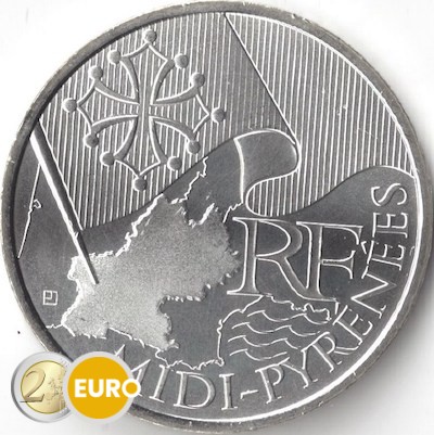 10 euro Frankrijk 2010 - Midi-Pyreneeën UNC
