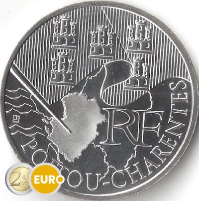 10 euro Frankrijk 2010 - Poitou-Charentes UNC