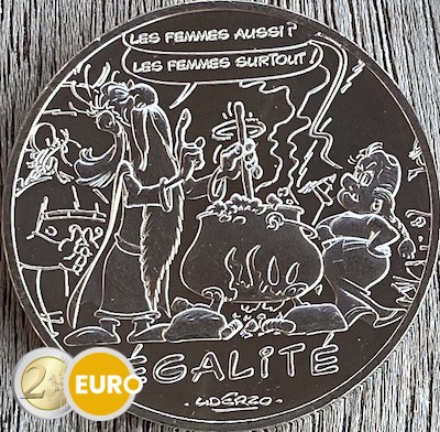 10 euro France 2015 - Asterix égalité the Soothsayer