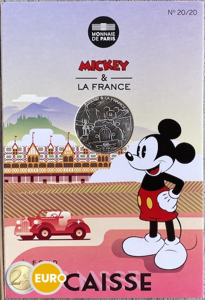 10 euro Frankrijk 2018 - Mickey Volle vaart - in coincard