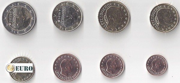 Série euro UNC Luxembourg 2019
