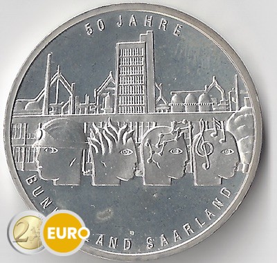 Allemagne 2007 - 10 euros G La Sarre BU FDC