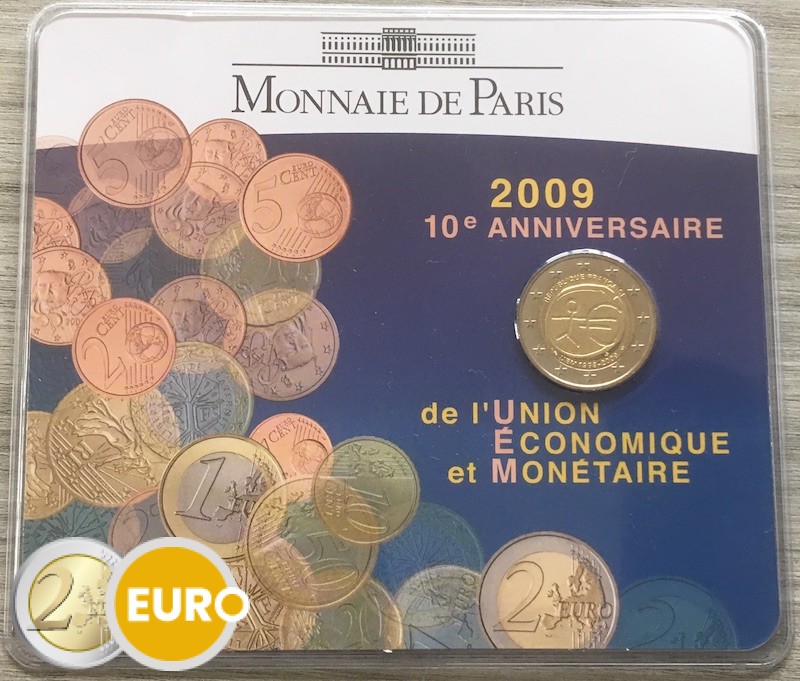France 2009 2 euros 10 ans UEM BU FDC | Euronotes.be