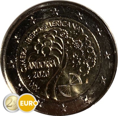2 euros Andorre 2020 - Sommet Ibéro-Américain UNC