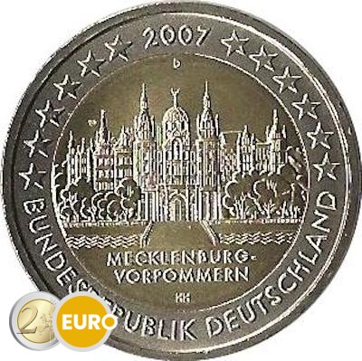 2 euro Allemagne 2007 - D Mecklembourg-Poméraine occidentale UNC