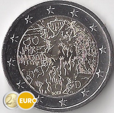 2 euros Allemange 2019 - A Mur de Berlin UNC