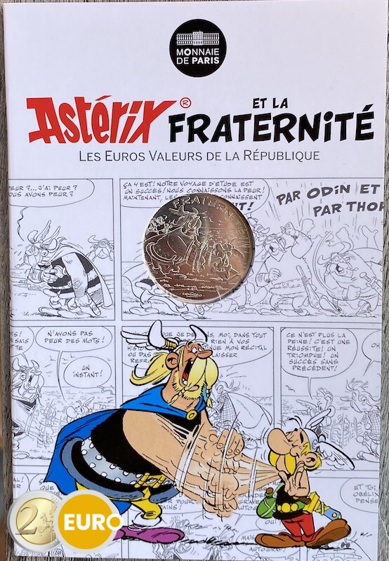 10 euros France 2015 - Asterix fraternité et les Normands - en cartelette