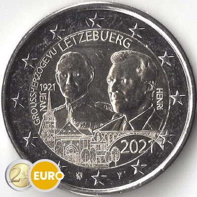 2 euro Luxemburg 2021 - 100 jaar geboorte Jean UNC