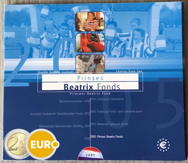 Euro set BU FDC Nederland 2005 Beatrix Fonds