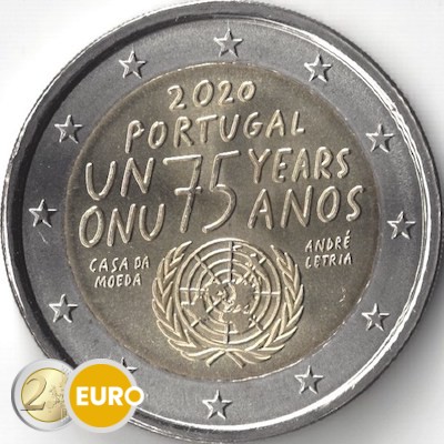 2 euro Portugal 2020 - Verenigde Naties VN UNC