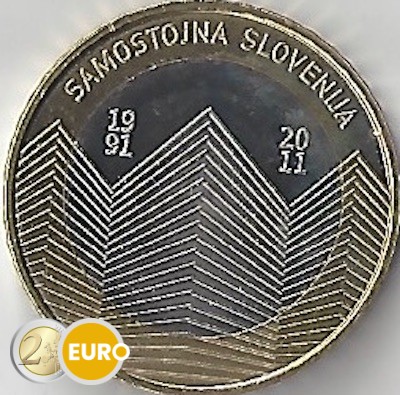 3 euro Slovenië 2011 - Onafhankelijkheid UNC