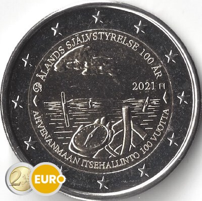 2 euros Finlande 2021 - Iles Aland UNC