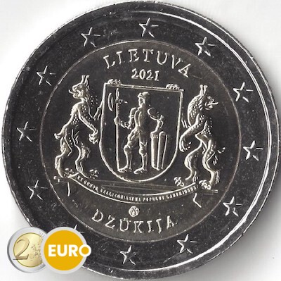 2 euro Litouwen 2021 - Dzukija Regio UNC