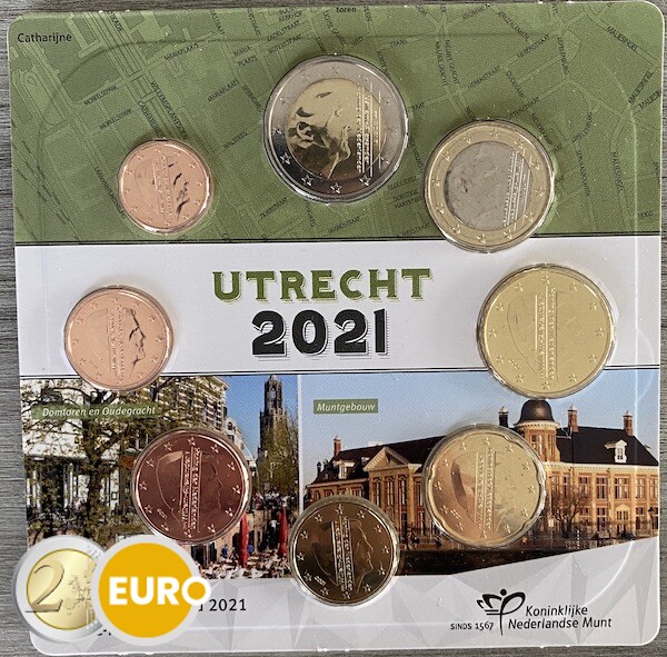 Série euro UNC Pays-Bas 2021 Utrecht