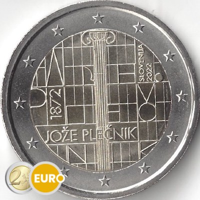 2 euro Slovenie 2022 - Joze Plecnik UNC
