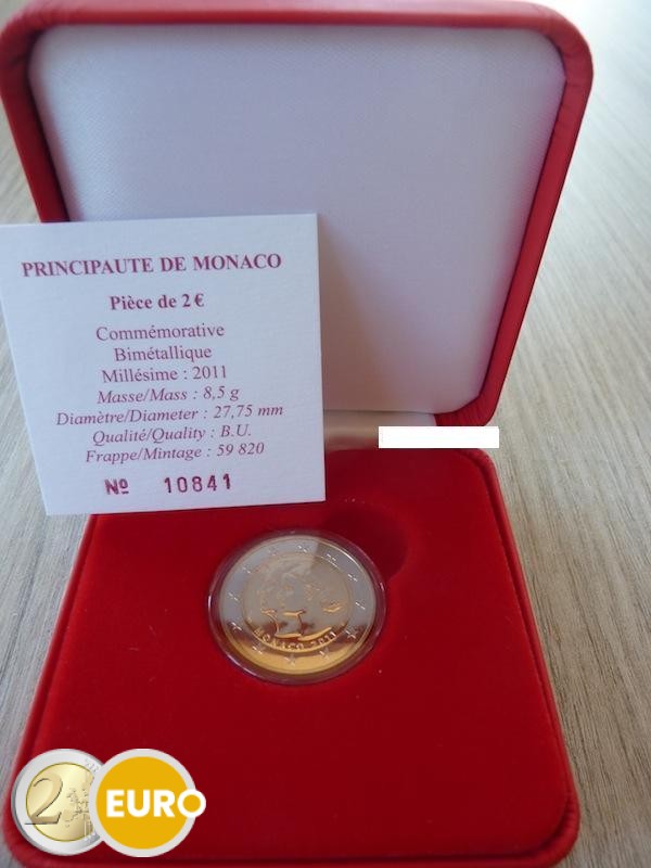 2 euro Monaco 2011 - Wedding BU FDC