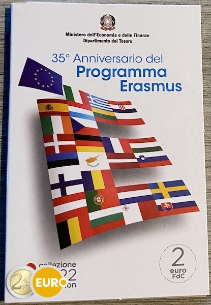 2 euro Italy 2022 - Erasmus BU FDC Coincard
