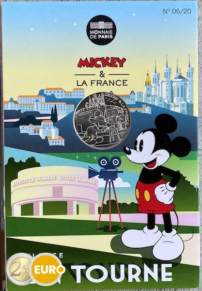 10 euro France 2018 - Mickey Silence we are running - in coincard