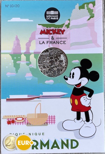 10 euro France 2018 - Mickey Norman picnic - in coincard