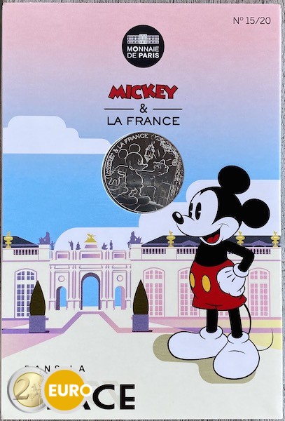 10 euro Frankrijk 2018 - Mickey Op het plein - in coincard