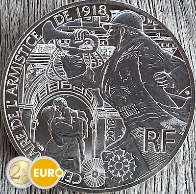 10 euro Frankrijk 2018 - Wapenstilstand 14-18 UNC