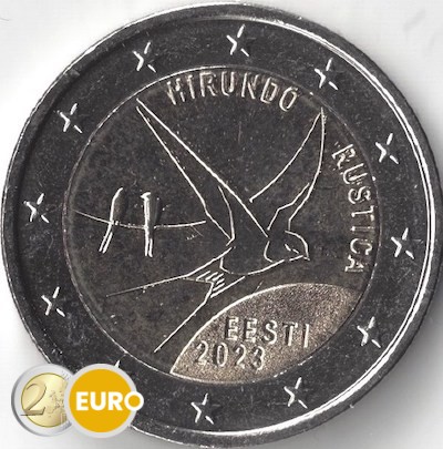 2 euro Estonia 2023 - Barn Swallow UNC
