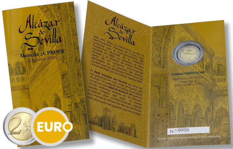 2 euro Spain 2024 - Seville Cathedral BE Proof