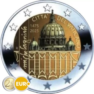 2 euros Vatican 2025 - Michel-Ange Michelangelo BE Proof