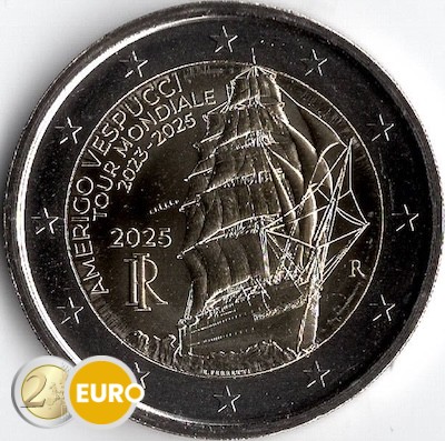 2 euros Italie 2025 - Amerigo Vespucci UNC