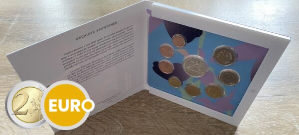 Euro set BU FDC San Marino 2025 + 5 euro Orchidee
