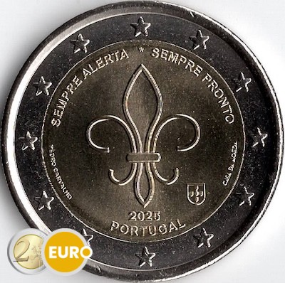 2 euro Portugal 2025 - Scouts and Youth Movements UNC