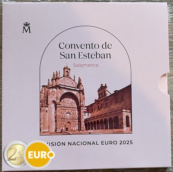 Euro set BU FDC Spain 2025 + 2 euro Salamanca