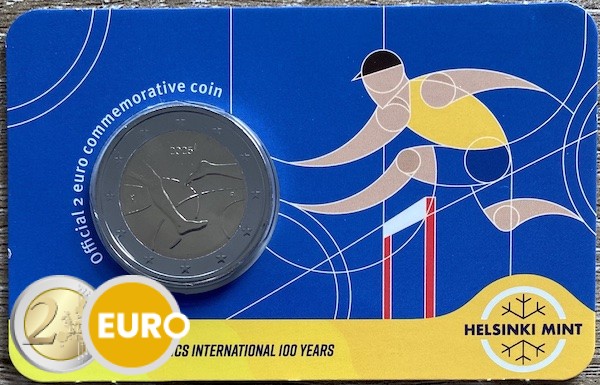 2 euro Finland 2025 - Athletics Games BU FDC Coincard EN