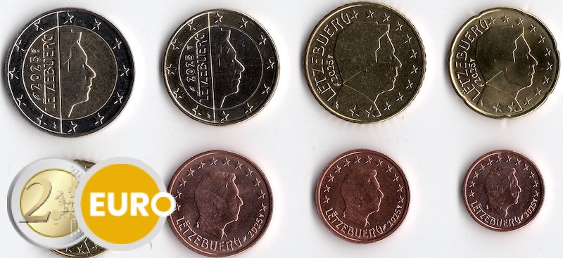 Euro set UNC Luxembourg 2025