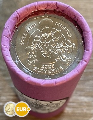 Rouleau 2 euros Slovénie 2025 - Miki Muster