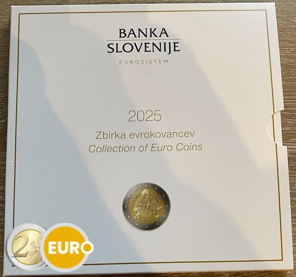 Série euro BU FDC Slovénie 2025