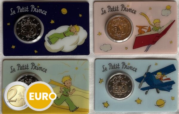 4 x 2 euros France 2026 - Petit Prince BU FDC Coincard
