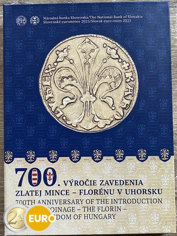 Série euro BE Proof Slovaquie 2025 Florin d'or