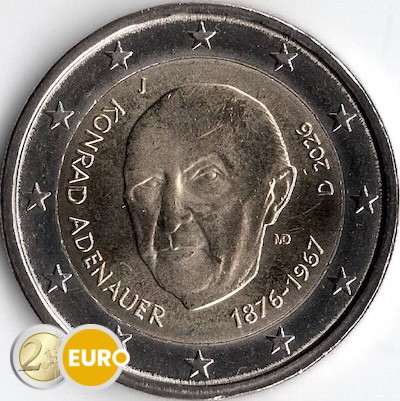 2 euro Germany 2026 - Konrad Adenauer UNC