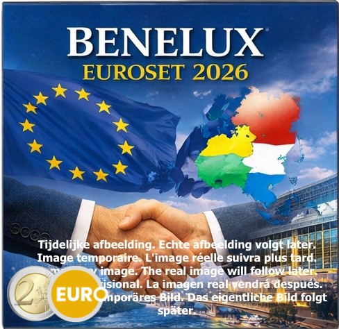 Euro set BU FDC Benelux 2026