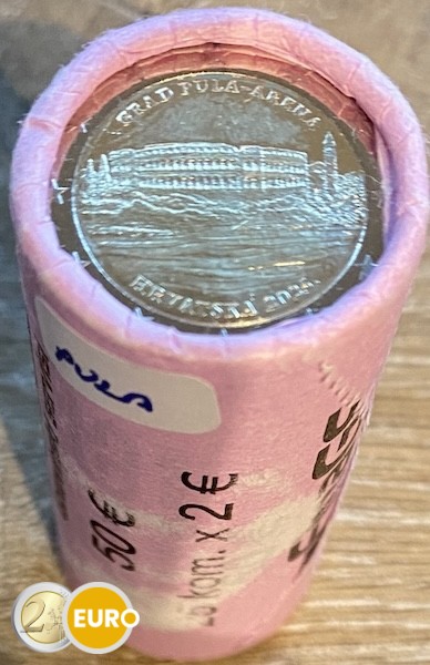 Roll 2 euro Croatia 2025 - Pula Amphitheatre