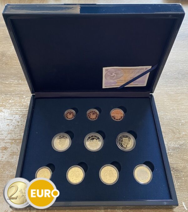 Euro set BE Proof Spanje 2026 + 2 x 2 euro Poblet