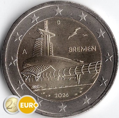 2 euros Allemagne 2026 - Brême Maison du climat UNC