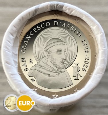 Rol 2 euro Italie 2026 - Franciscus van Assisi