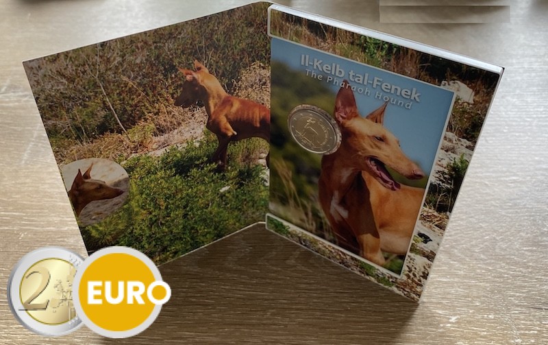 2 euro Malta 2026 - Pharaoh Hound BU FDC Coincard