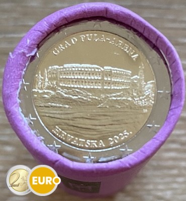 Rouleau 2 euros Croatie 2025 - Amphithéâtre de Pula
