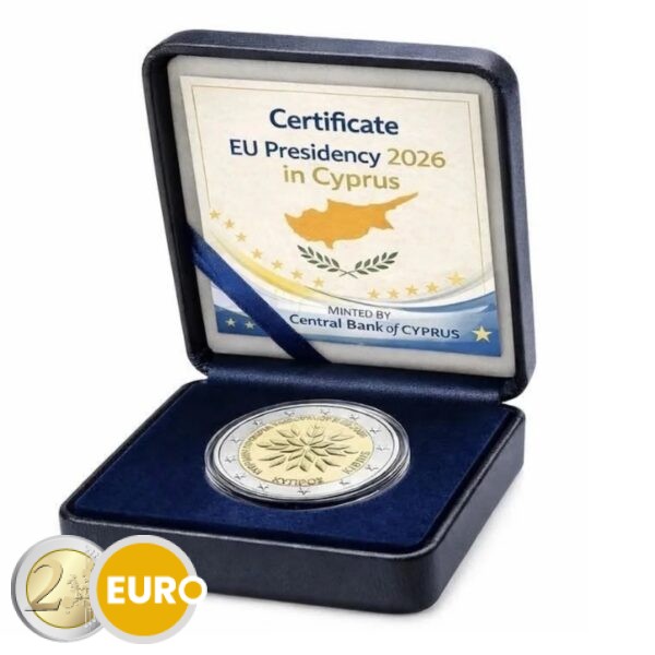 2 euro Cyprus 2026 - EU-voorzitterschap BE Proof
