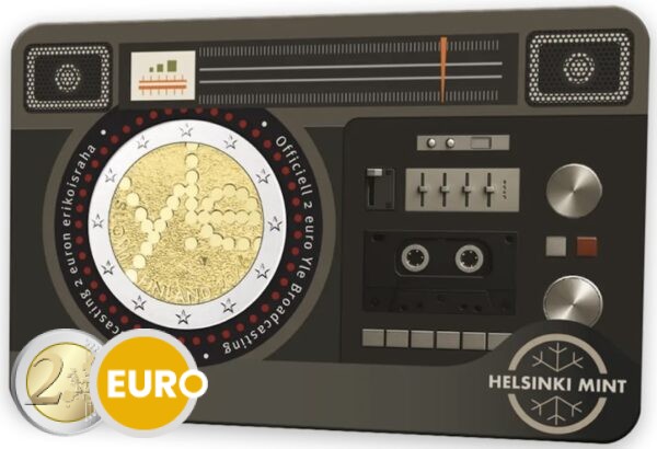 2 euros Finlande 2026 - Radiodiffusion finlandaise Yleisradio BU FDC Coincard FI / SE